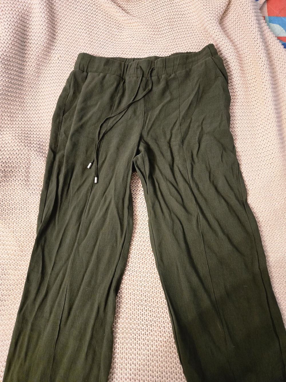 LC Waikiki  Olive Green Drawstring Casual Pants